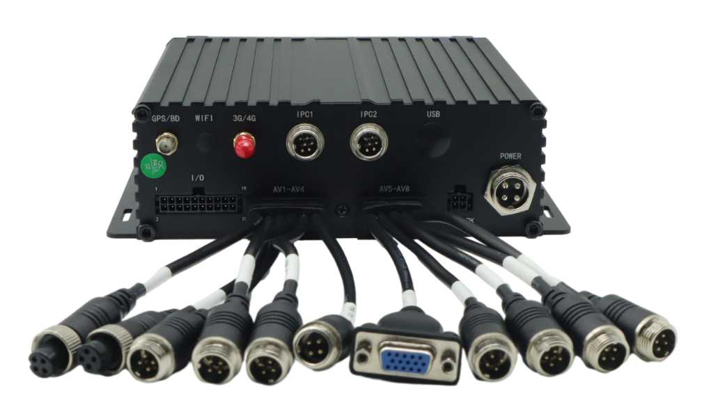 8CH HDD Vehicle Mobile DVR GPS Wi-Fi:llä kuorma-autolle