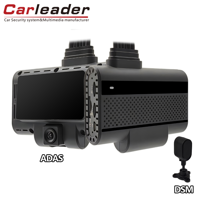 Carleader 4Ch ADAS+DSM DVR AI Dash -kamera autojen hallintaan