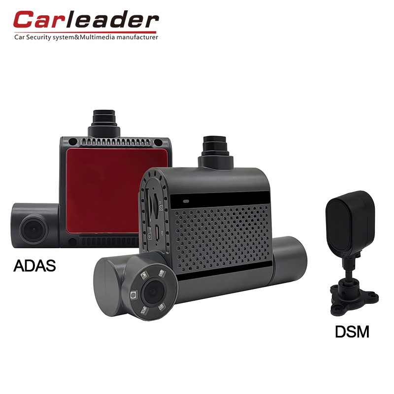 Carleader 3Ch HD DVR Tallenna AI Dash -kamera laivaston hallintaan