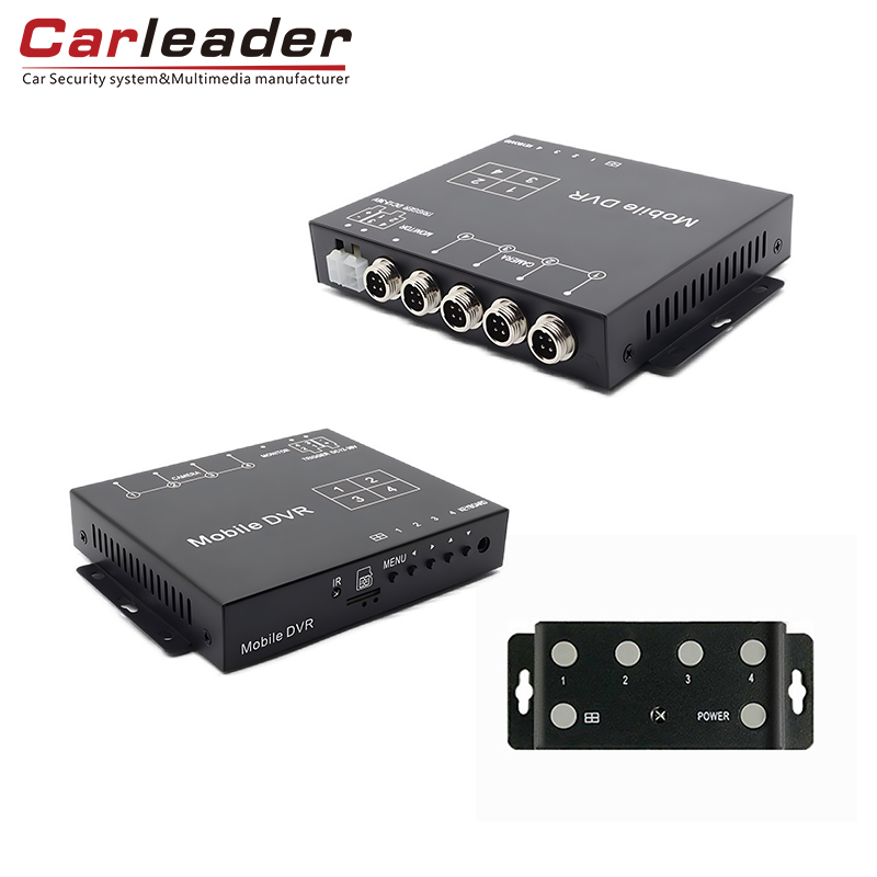 Carleader 4Ch AHD 1080p MINI Mobile DVR -tuki TF -kortin tallennus