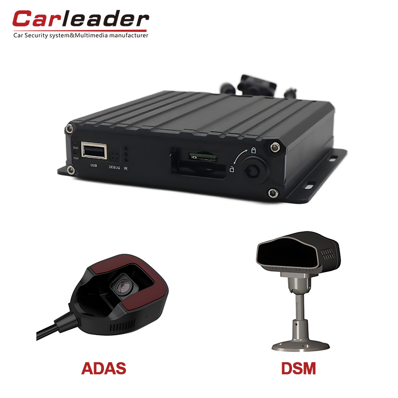Carleader 4Ch AI älykäs mobiili DVR DSM- ja ADAS -kameralla - Smart Life, Smart Drive
