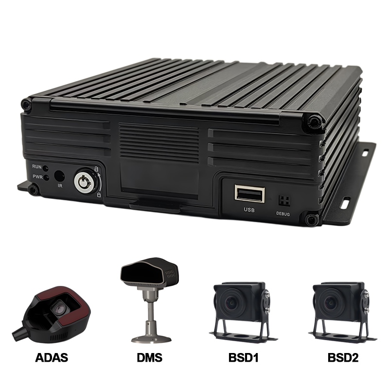 Paranna kalustosi tietoturvahallintaa Carleader 8CH AI HDD Mobile DVR -tuella ADAS+DMS+BSD