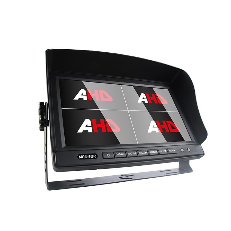 Carleader 10,1 tuuman 4CH AHD-sisääntulot Quad View Vehicle Monitor