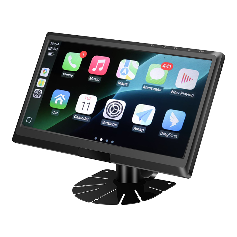 Carleader 9 tuuman IPS AHD -signaalitulon ajoneuvonäyttö tukee CarPlay-multimediaa