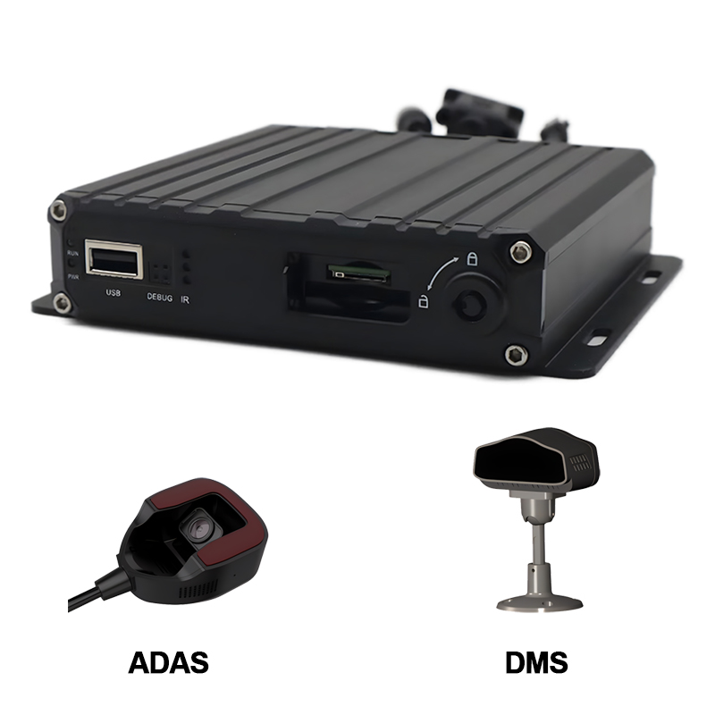 4CH AI Intelligent Mobile DVR DSM- ja ADAS-kameralla